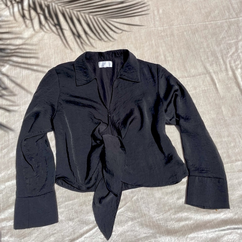 Tie Satin Top